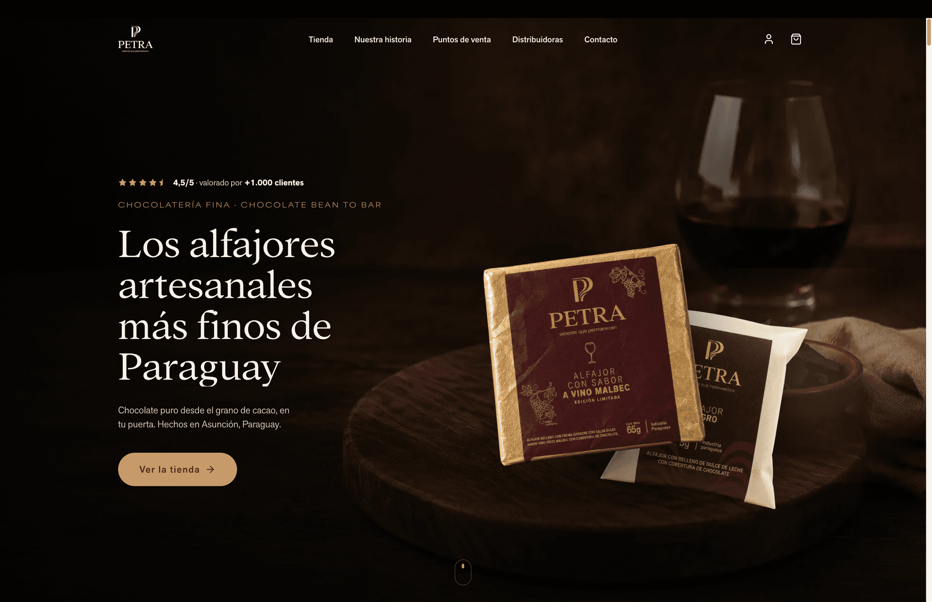 Sitio de PETRA Alfajores